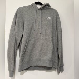 Nike Men's Heather Gray Pullover Hoodie